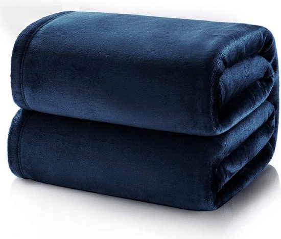 Wollige Deken 90 x 180 cm Zacht/Warm/Pluizig Warme Deken Kreukvrij Voor Lente/Herfst Bank of Bed, bruin