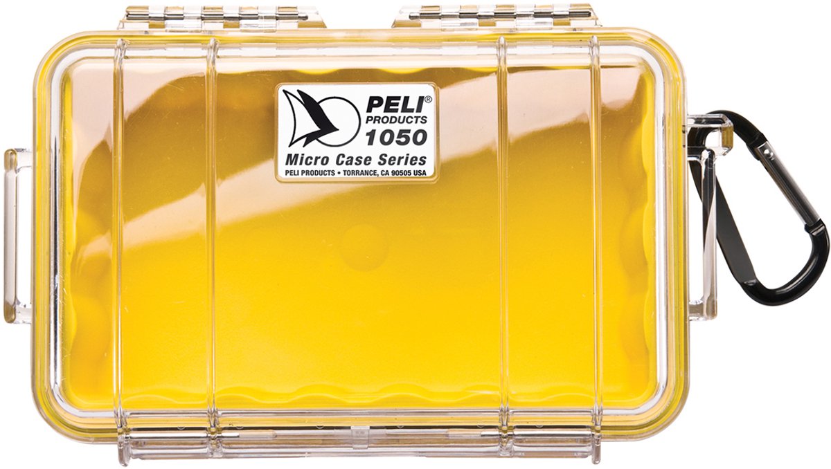 Peli Case 1050 Transparant / Geel