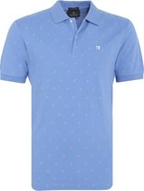 Polo Classic Pique Print Licht blauw (160876 - 0598)