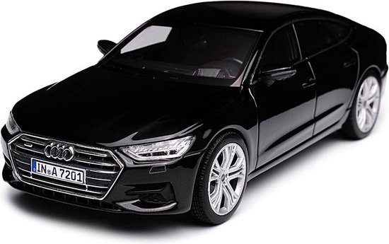 ミニカー Audi A7 Sportback Phantom Black 1:43 Audi A7 Sportback - Schaalmodel 1:43 - iScale | bol