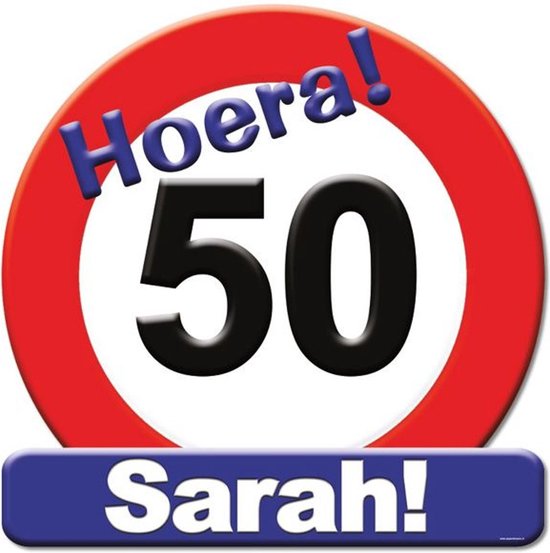 Foto: Huldebord 50 jaar sarah