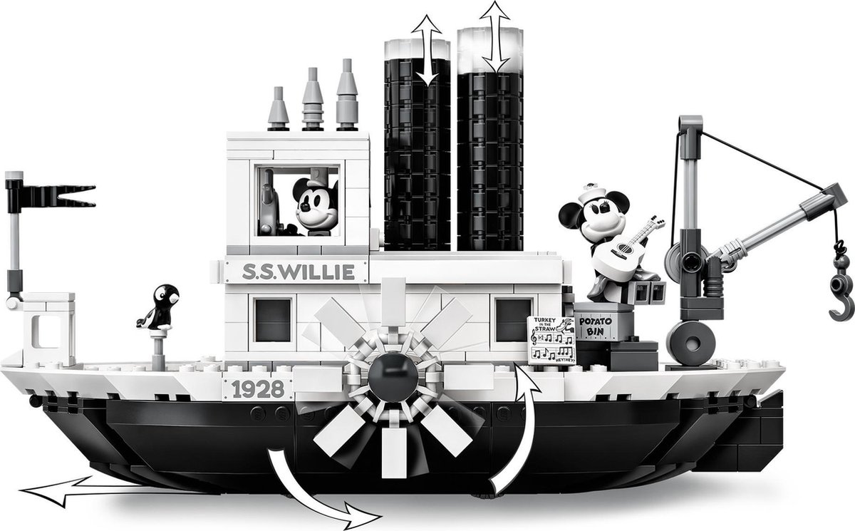 lego steam boat willie