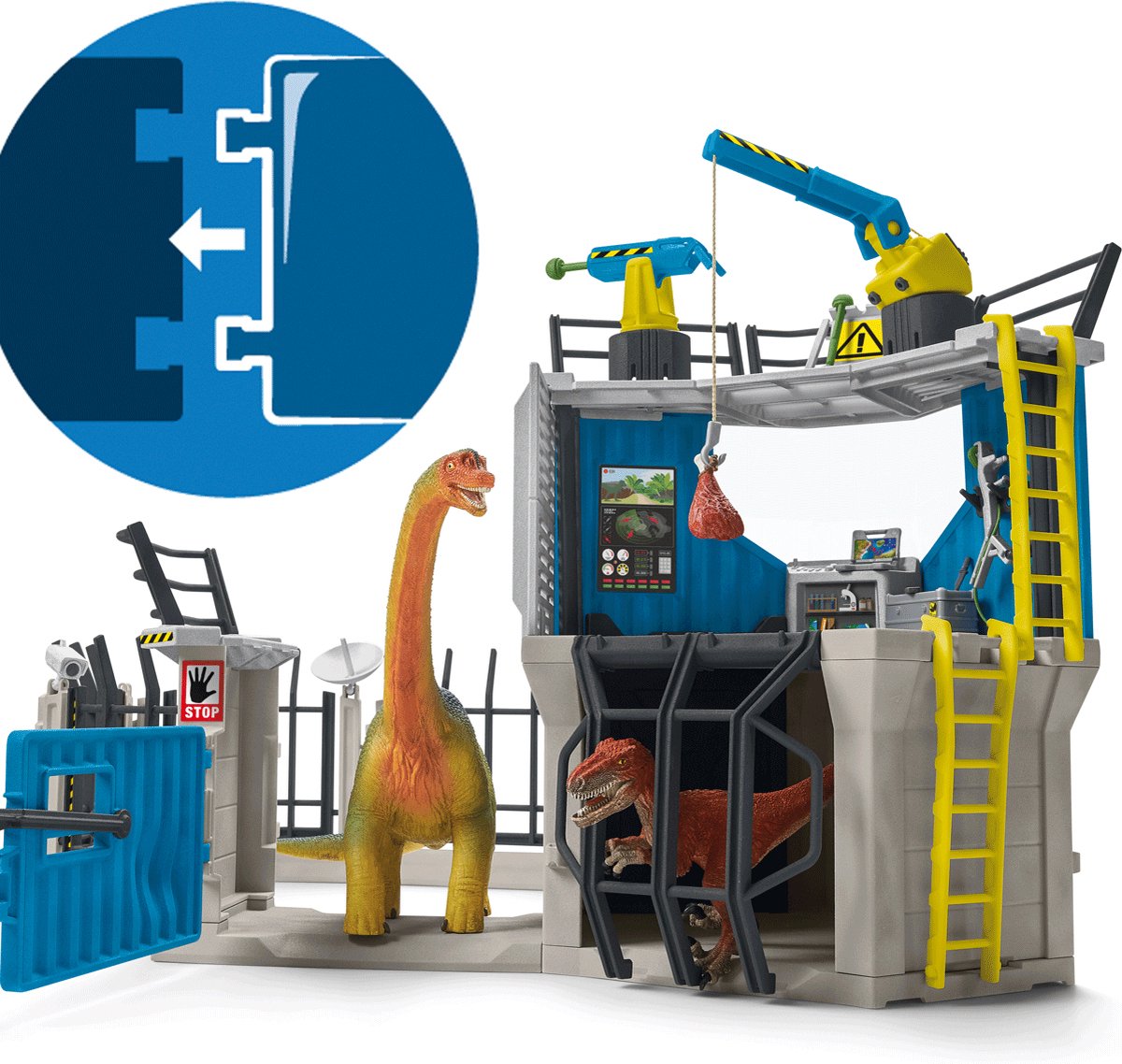 Schleich Dinosaurus Groot Dino-onderzoekstation - Speelfigurenset - 41462 — afbeelding 16