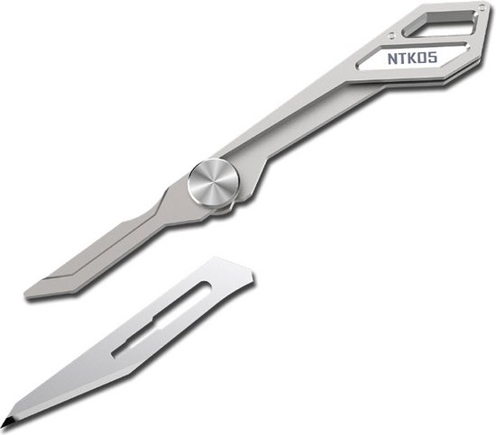 Nitecore NTK05 - Couteau de Travail - Titane - Argent