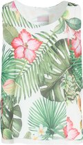 Cassis - Female - Soepele top met tropische print  - Groen