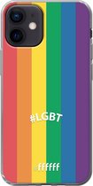 6F hoesje - geschikt voor iPhone 12 Mini -  Transparant TPU Case - #LGBT - #LGBT #ffffff