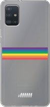 6F hoesje - geschikt voor Samsung Galaxy A52 - Transparant TPU Case - #LGBT - Horizontal #ffffff