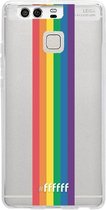 6F hoesje - geschikt voor Huawei P9 -  Transparant TPU Case - #LGBT - Vertical #ffffff