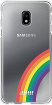 6F hoesje - geschikt voor Samsung Galaxy J3 (2017) -  Transparant TPU Case - #LGBT - Rainbow #ffffff