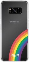 6F hoesje - geschikt voor Samsung Galaxy S8 Plus -  Transparant TPU Case - #LGBT - Rainbow #ffffff