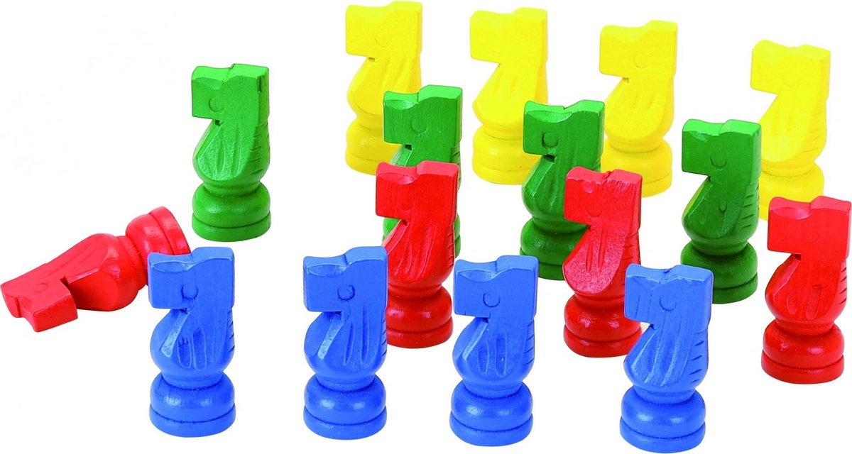 Houten Spel 16 Kleine Paardjes - Denkspel & Behendigheid