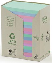 Post it Notes Recycling 127 x 76 mm 6 kleuren