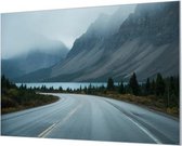 Wandpaneel De weg naar   | 180 x 120  CM | Zwart frame | Akoestisch (50mm)