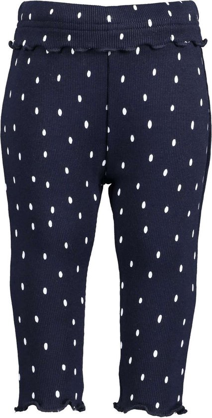 Blue Seven - meisjes legging stippen - blauw - Maat 74