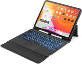 iPad Pro 2021 (11 Inch) Hoes - QWERTY Bluetooth Toetsenbord hoes - Toetsenbord verlichting - Touchpad - Zwart