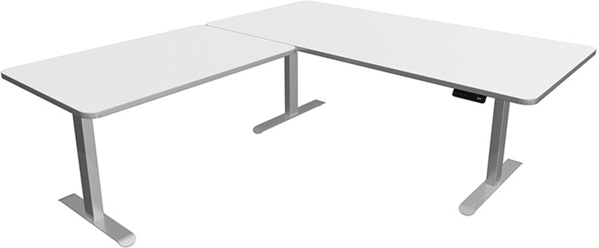 Kerkmann Zit sta hoekbureau Move-3 premium wit 200x220cm