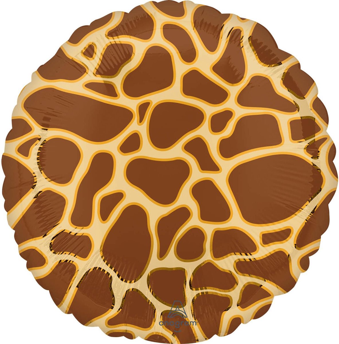 Folieballon Giraffe print 43 cm