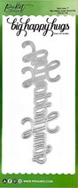 Slimline Big Happy Hugs Word Die (SDCS-120)