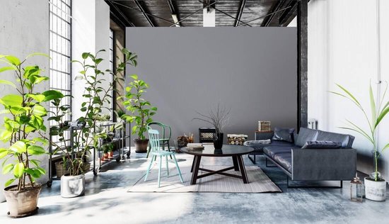 PAPIER PEINT UNI - Grijs - "Papier d'Architectes" AS Creation Jungle Chic