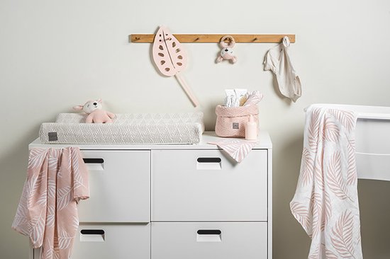 Jollein Hydrofiel Multidoek Nature 70x70cm - Pale Pink - 4 Stuks — afbeelding 3