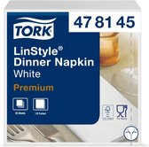 Tork LinStyle® servet 39x39cm 1/8-vouw wit 12x50
