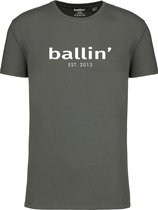 Ballin Est. 2013 - Heren Tee SS Regular Fit Shirt - Groen - Maat XL