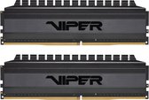 Patriot Viper 4 Blackout PVB432G360C8K - Geheugen - DDR4 - 32 GB: 2 x 16 GB - 288-PIN - 3600 MHz - CL18 - 1.35V - zwart