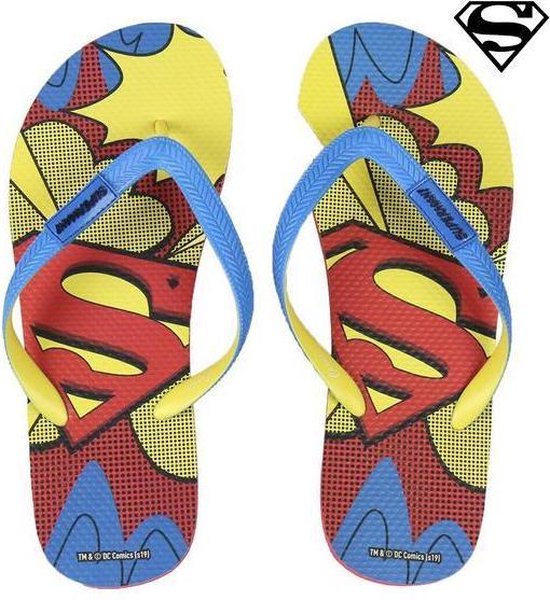DC Comics - Superman Premium Flip-Flops - Size 43