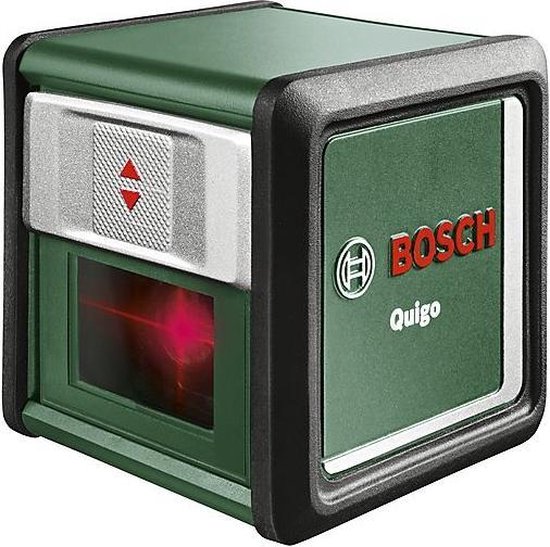 Bosch Quigo Cross line laser - Autonivelant - Portée de 10 mètres - 2x 1,5  V (AAA) | bol.com