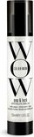 Een flesje Color Wow Pop & Lock Crystallite Shellac, 55 ml, met een zilveren glinsterende finish.