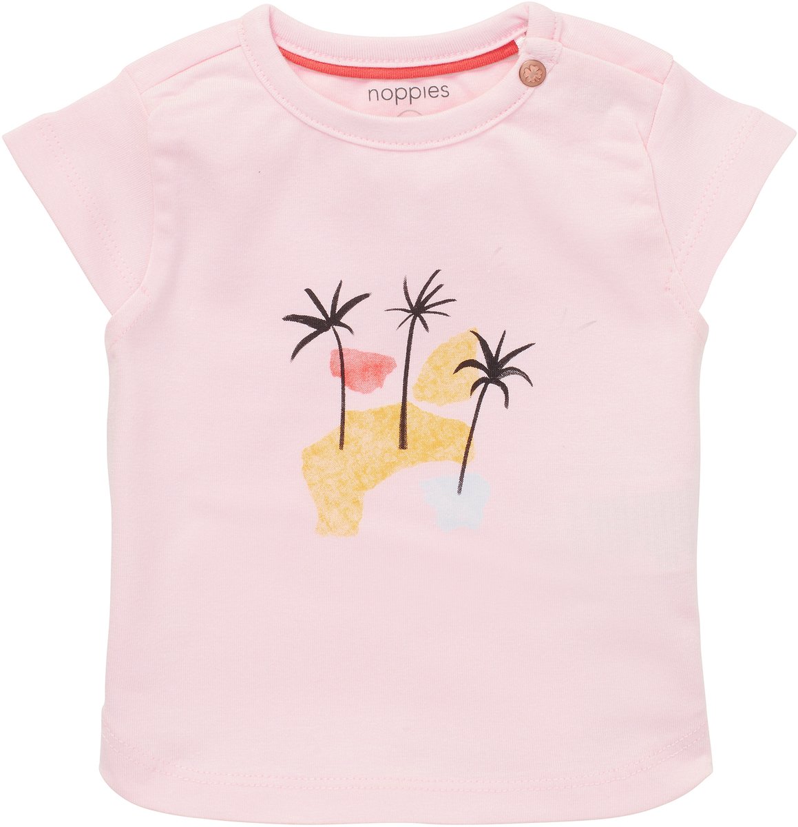 Noppies T-shirt Medulla Primrose Pink Meisjes - Maat 68