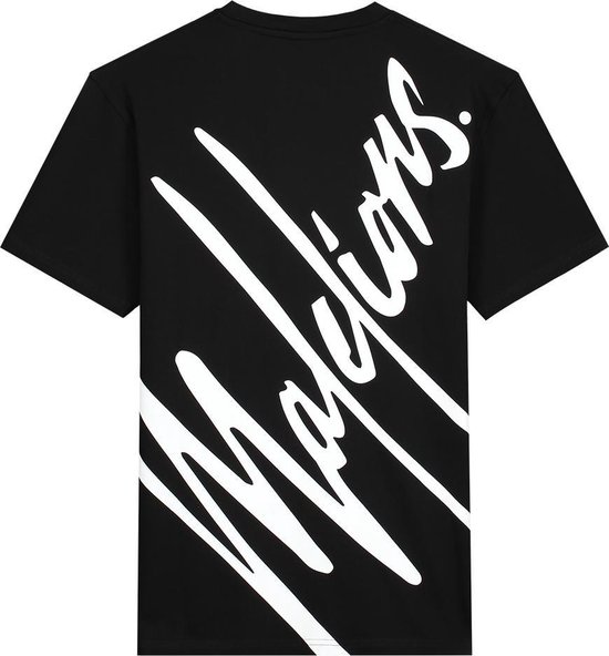 Malelions Men Firma T-Shirt - Black/White - M | bol.com