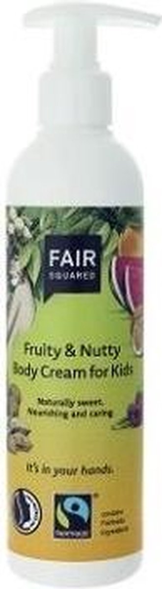 Fair Squared KisS Body Cream Fruity & Nutty for Kids 250ml