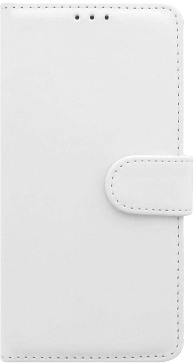 Bookcase Hoesje Xiaomi Mi 9 SE Wit met Pasjeshouder