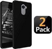 Telefoonhoesje - Back Cover - Geschikt Voor Huawei Y7 (2017) - Zwart