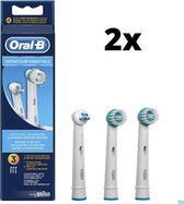 Oral-B Ortho Opzetborstels - 2 x 3 stuks - Voordeelverpakking