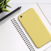 kwmobile telefoonhoesje voor Apple iPhone 6 / 6S - Hoesje voor smartphone - Back cover in zacht geel