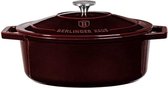 Berlinger Haus 6499 - Gietijzeren braadpan - Burgundy collection - 30 cm - Bordeaux