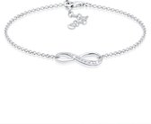 Elli Dames Armbanden Dames Oneindigheidssymbool met Zirkonia Kristallen in 925 Sterling Zilver