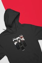 Hunter X Hunter Husbando Hoodie  - Anime Merchandise - Illumi Hisoka Boss - Shounen - Cadeau voor geek gamer - Unisex Maat XL Zwart