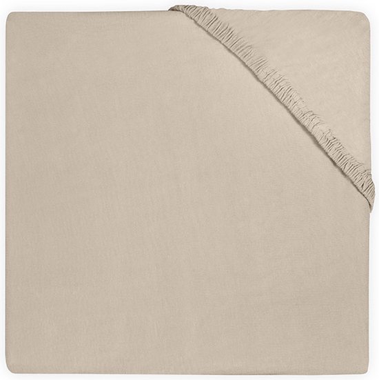 Jollein Baby Hoeslaken Ledikant - Nougat - Jersey - 2 Stuks - 60x120cm