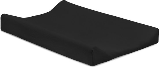 Jollein Aankleedkussenhoes Double Jersey 50x70cm - Zwart
