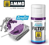 AMMO MIG 0819 Acrylic Filter Violet - 15ml Effecten potje