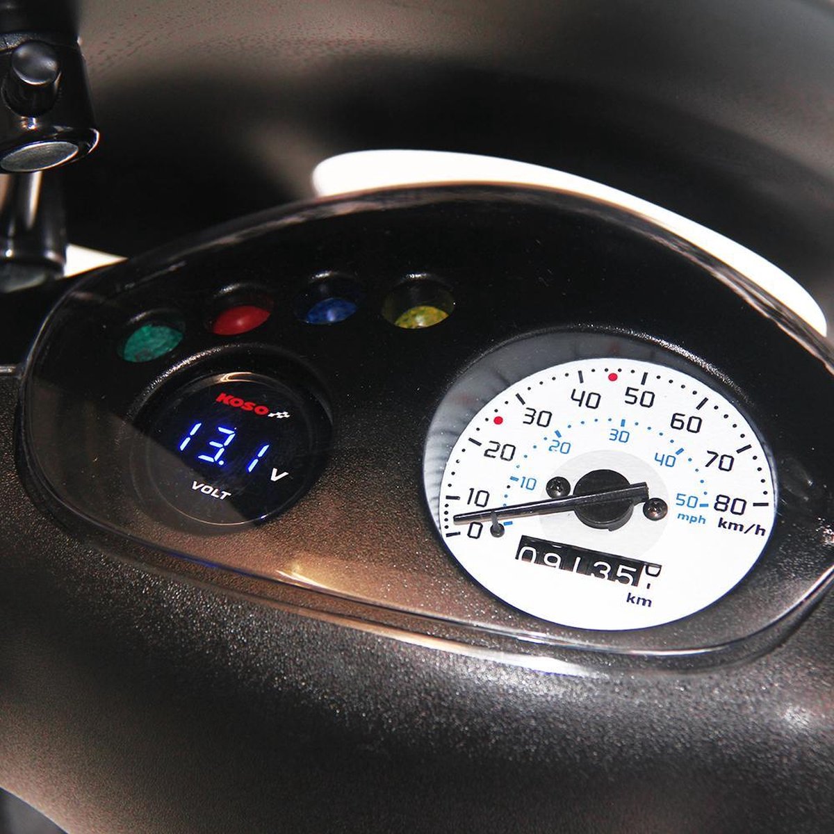 Temperatuurmeter LED | Piaggio Zip Scooter Accessoires - Universeel -  Gratis bezorgd | bol.com