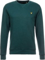 Lyle & Scott - Heren Sweaters Brushed Crew Neck Sweatshirt - Groen - Maat XL