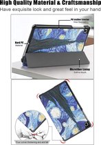 Samsung Galaxy Tab A7 hoes - (2020/2022) - Sterrennacht Print Trifold smart cover Kunstleer bookcase