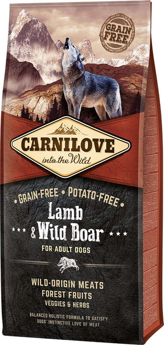 Carnilove Lamb & Wild Boar Adult 12 kg