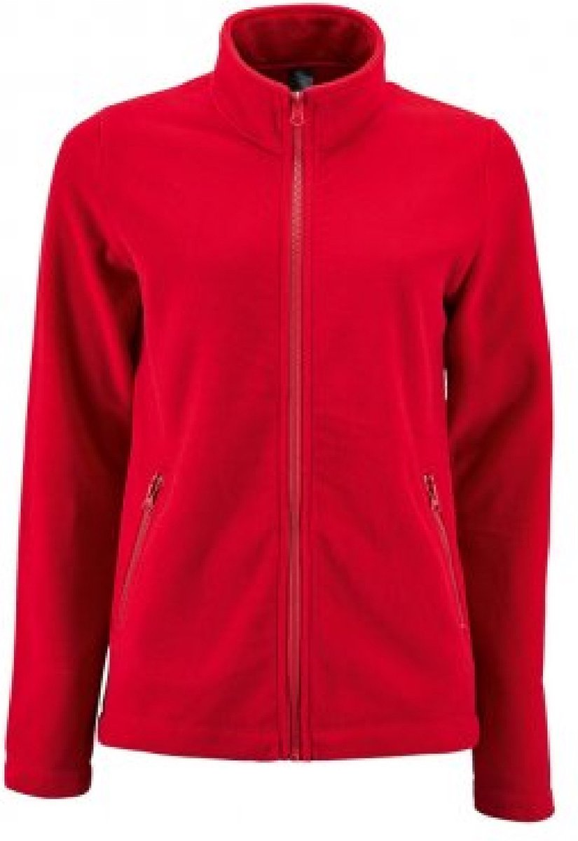 SOLS Dames/dames Normandische Fleece Jacket Rood