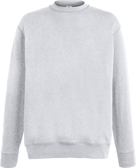 Fruit Of The Loom Heren Lichtgewicht Set-In Sweatshirt (Heather Grijs) Maat XL