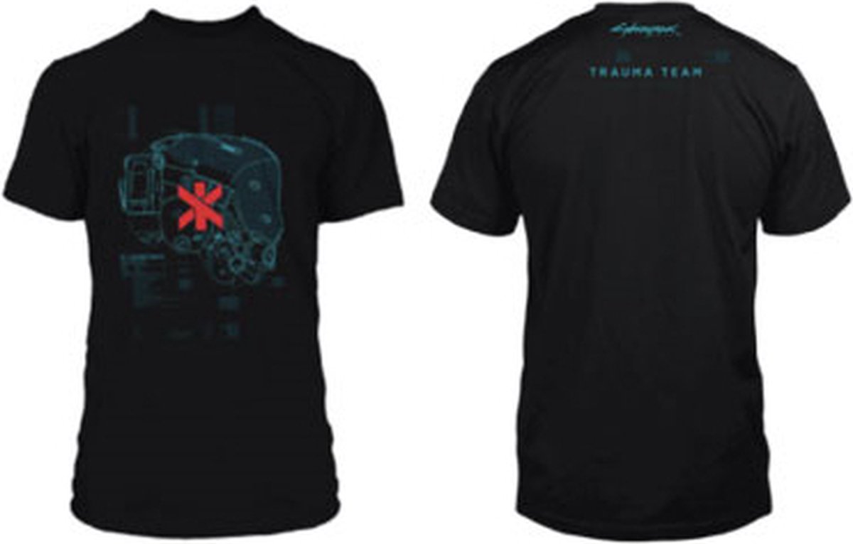 Cyberpunk 2077 - Trauma Team Zwart T-Shirt - Vrouw S